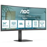 AOC - CU34V5C - Beeldscherm - Gebogen - 86,4 cm - Wide Quad HD