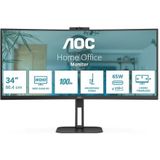 AOC - CU34V5C - Beeldscherm - Gebogen - 86,4 cm - Wide Quad HD
