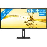 34" AOC Value-line CU34V5CW/BK - V5 Series - LED Monitor - curved - 34"