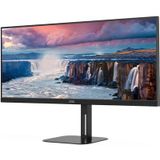 Aoc - U34v5c/bk - Monitor - 34´´ - Wide QHD - VA Paneel - 100Hz