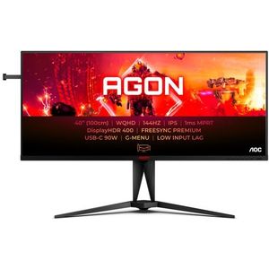 AOC AGON 5 AG405UXC Monitor - 100,3 cm - 3440 x 1440 Pixels - Zwart - WQHD IPS Gaming