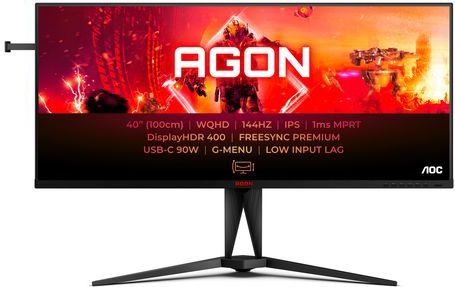AOC AGON 5 AG405UXC Monitor - 100,3 cm - 3440 x 1440 Pixels - Zwart - WQHD IPS Gaming