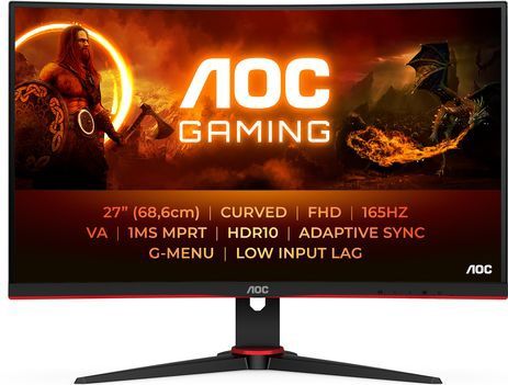 AOC C27G2E - Full HD Curved Gaming Monitor - 165hz - 27 inch
