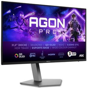 AOC - AGON PRO AG326UD - Computer Monitor - Zwart - 31.5 Inch - 4K Ultra HD