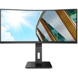 Monitor - 86,4 cm - 3440 x 1440 Pixels - LED - Mat - Gebogen