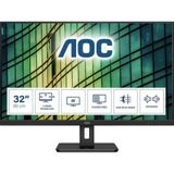 AOC Essential-line U32E2N LED display 80 cm (31.5"") 3840 x 2160 Pixels 4K Ultra HD Zwart