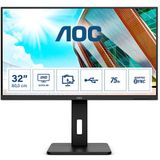 AOC P2 U32P2 computer monitor 80 cm (31.5") 3840 x 2160 Pixels 4K Ultra HD LED Zwart