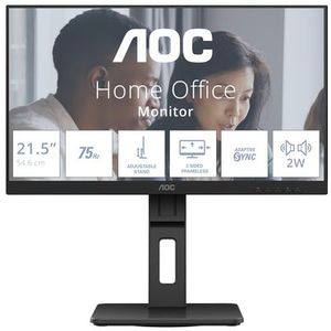 AOC E2 22E2UMF LED display 54,6 cm (21.5") 1920 x 1080 Pixels Full HD Zwart