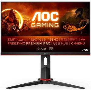 AOC 24G2SPU - Full HD IPS Gaming Monitor - G-Sync Compatible - Verstelbaar - 24 inch - 165hz