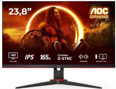 AOC G2 24G2SPAE - Full HD IPS Gaming Monitor - 165hz - G-Sync Compatible - 24 inch