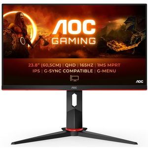 AOC - Q24G2A - QHD Gaming Monitor - Zwart - IPS Paneel - 165Hz