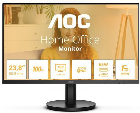 AOC 24B3CA2 computer monitor 60,5 cm (23.8") 1920 x 1080 Pixels Full HD LED Zwart
