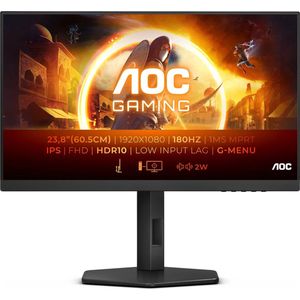 AOC 24G4X - Full HD Gaming Monitor - 180hz - Verstelbaar - Speakers - 24 inch
