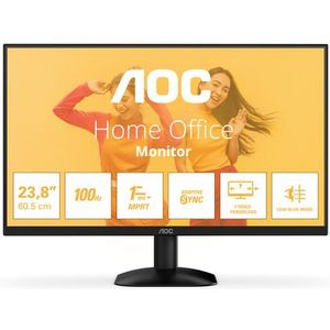 AOC B3 24B35HM2 computer monitor 60,5 cm (23.8") 1920 x 1080 Pixels Full HD LED Zwart
