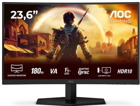 AOC - C24G42E - Full HD Curved Gaming Monitor - 180Hz - 24 inch
