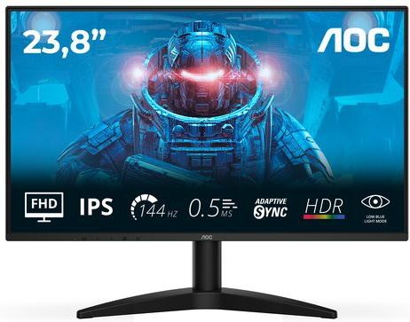 AOC 24B36X - Gaming-monitor - Zwart - 23.8 inch - Full HD - 144Hz