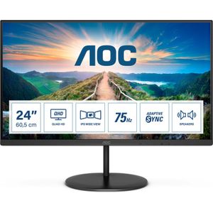 AOC Q24V4EA - QHD IPS Monitor - 24 Inch