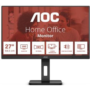 AOC Q27E3UMF computer monitor 68,6 cm (27") 2560 x 1440 Pixels Quad HD Zwart
