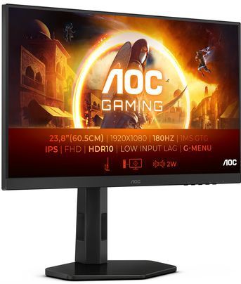 AOC 24G4X - Gaming Monitor - Full HD - Verstelbaar - 180Hz - 24 Inch
