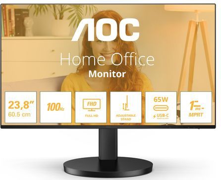 AOC - 27B3CF2 - Monitor - 27 Inch - IPS Paneel - USB-C Connectiviteit