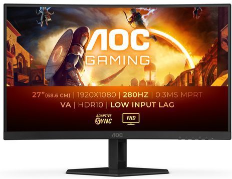 AOC G4ZXE Full HD Curved Gaming Monitor ms 280hzinch