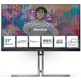Aoc - Graphic Designer Pro - Monitor - Zwart - 27 inch - QHD IPS
