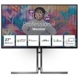 AOC - U27U3CV - Monitor - Zwart - 27" - 4K Ultra HD