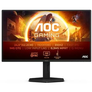 AOC 25G4SXU Gaming Monitor - 24.5'' - Full HD - 310 Hz - IPS-paneel