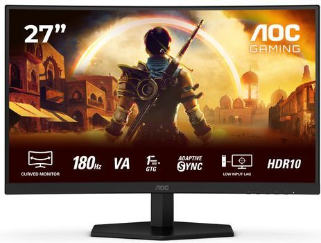 C27G42E - 27” FHD Curved Monitor - Fast VA - 180Hz - 1ms GtG