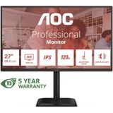 AOC - Q27E4U - QHD Monitor - 27 inch - 120 Hz - Ergonomisch
