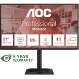 AOC Q27E4CV - 27 inch - QHD Monitor - 2560 x 1440 pixels - IPS - 120 Hz