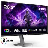 AOC - AGON PRO AG276QKD2 - Gaming Monitor - 27 inch - QHD - 500 Hz - HDR500 - HDMI 2.1 - DP 2.1