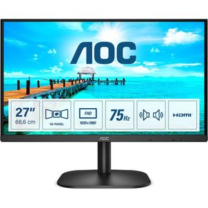 Aoc 27B2AM - 27 Inch Full HD LED Monitor - 75Hz - Lowblue Light