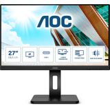 AOC U27P2CA computer monitor 68,6 cm (27) 3840 x 2160 Pixels 4K Ultra HD LED Zwart