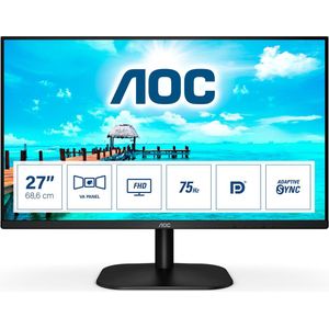 AOC B2 27B2QAM LED display 68,6 cm (27") 1920 x 1080 Pixels Full HD Zwart