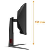 AOC G4 CU34G4Z computer monitor 86,4 cm (34") 3440 x 1440 Pixels Wide Quad HD LED Zwart, Rood