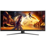 AOC G4 CU34G4Z computer monitor 86,4 cm (34") 3440 x 1440 Pixels Wide Quad HD LED Zwart, Rood