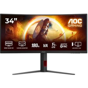 AOC - CU34G4 - Gaming Monitor - 34 Inch - 3440x1440 - Curved