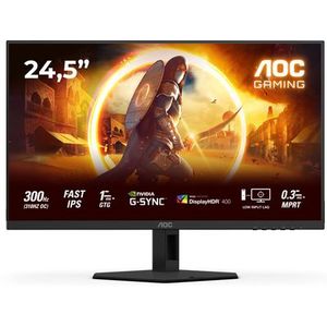 AOC G4 25G4SRE computer monitor 62,2 cm (24.5") 1920 x 1080 Pixels Full HD LED Zwart, Rood