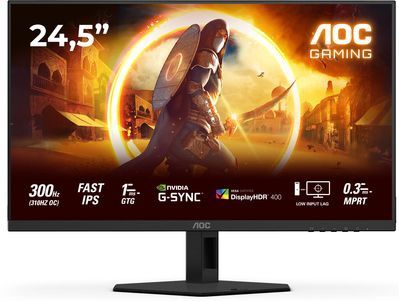 AOC G4 25G4SRE computer monitor 62,2 cm (24.5") 1920 x 1080 Pixels Full HD LED Zwart, Rood