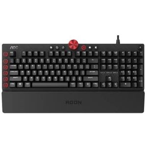 AGON AKG700 Gaming Keyboard - Italiaanse lay-out - Cherry MX Red Switches - Anti-Ghosting - AOC G-Tools-software - N-Key-Rollover