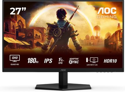 AOC - Q27G42XE - QHD IPS Gaming Monitor - 180Hz - 27 Inch