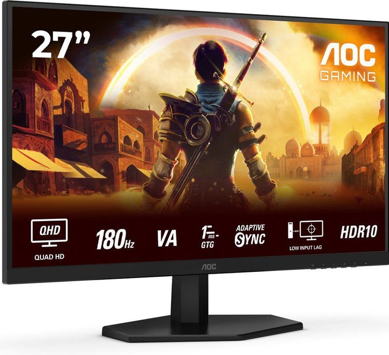 AOC G4 Q27G42XNE computer monitor 68,6 cm (27") 2560 x 1440 Pixels Quad HD LED Zwart, Rood