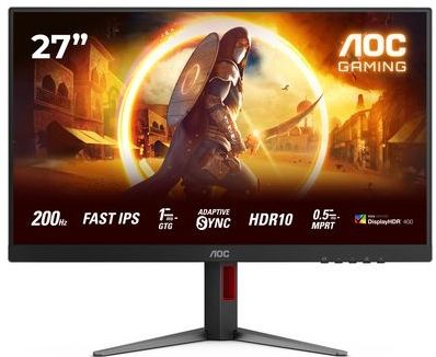 AOC - 27G4HA - Beeldscherm - Zwart - Rood - Full HD