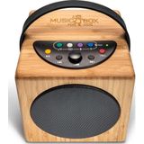 KidzAudio Music Box for Kids - Draagbare Bluetooth-luidspreker voor kinderen met afspelen van USB-stick of via Bluetooth. Met hoofdtelefoonaansluiting, volumebegrenzer, opname- en slaapfunctie.