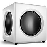 Wavemaster Fusion 125W Actieve Subwoofer - Wit