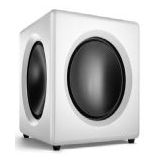 Wavemaster Fusion 125W Actieve Subwoofer - Wit