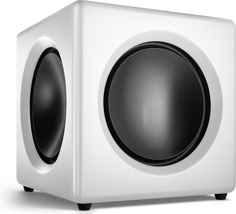 Wavemaster Fusion 125W Actieve Subwoofer - Wit