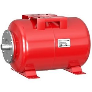 Expansievat, 24 liter, kleur rood. Type: WPT 24L Drukvat met membraan expansie vat ketel - Multistrobe