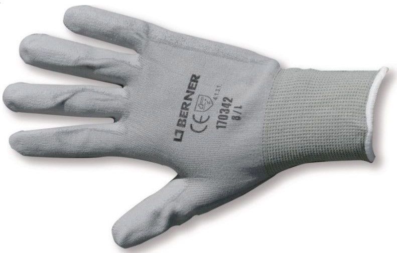 Klushandschoenen - Zwart - Polyamide met PU-coating